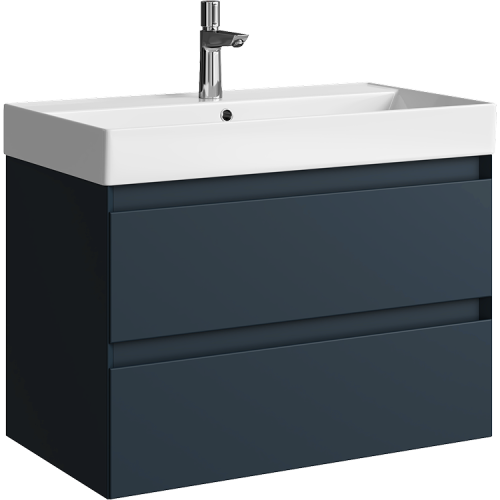 Тумба под раковину Aqwella Geometria GE01082GRM 81x48x62,5 подвесная