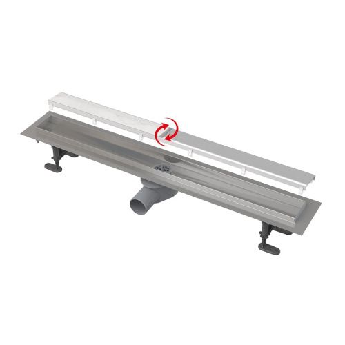 Душевой лоток Alcadrain APZ13-DOUBLE9-950 95х5 нержавеющая сталь