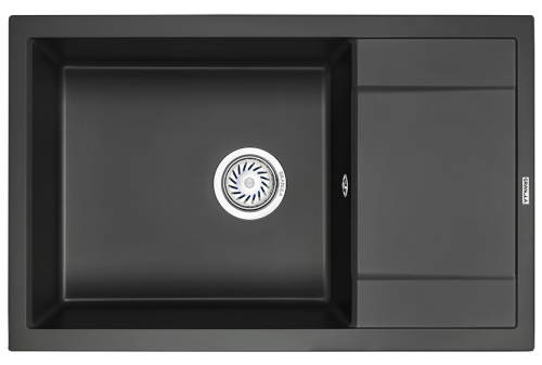 Кухонная мойка Granula 7805 ТУРМАЛИН 78х50 цвет черный