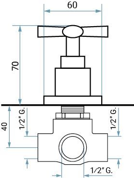 Переключатель Emmevi Spirit New 31029/CR - фото 2