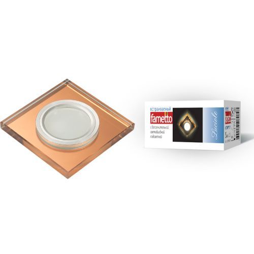 Светильник встраиваемый Fametto Luciole (Луциоле) DLS-L107 GU5.3 CHROME/BRONZE