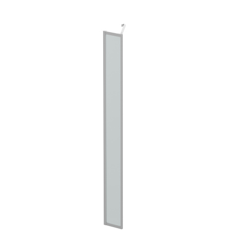 Боковая стенка BelBagno LUCE LUCE-25-FIX-C-Cr 25x195 стекло прозрачное профиль хром