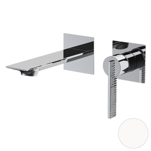 Смеситель для раковины Daniel Club ANC632P14 встраиваемый в стену белый