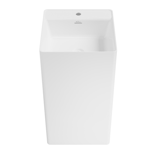 Раковина акриловая Wellsee Pure BY Wellsee 230714000 45х45 напольная цвет белый глянцевый 1 отверстие под смеситель Раковина акриловая Wellsee Pure BY Wellsee 230714000 45х45 напольная цвет белый глянцевый 1 отверстие под смеситель