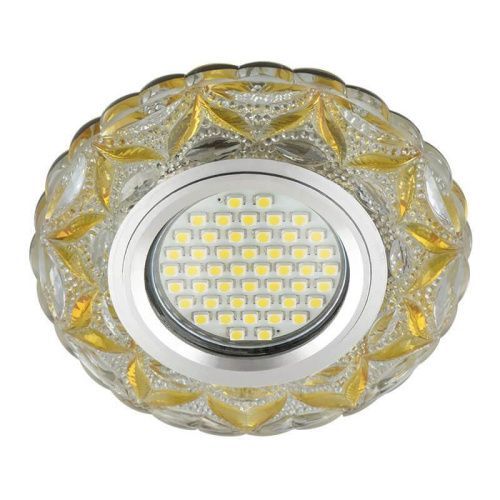 Светильник встраиваемый Fametto Luciole 149 (Луциоле 149) DLS-L149 Gu5.3 Glassy/Light Gold