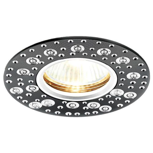 Светильник встраиваемый Ambrella Light Classic (Цлассиц) A801 BK/AL