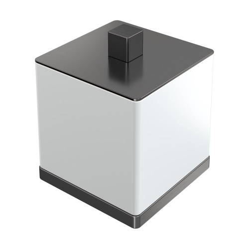 Стакан для ватных дисков Boheme Qubic 10964-GM