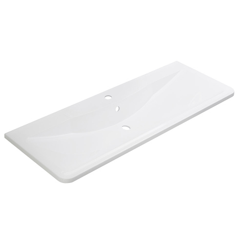 Раковина из искусственного камня BelBagno BB1200/455-LV-MR-ALR 120х46 накладная цвет белый