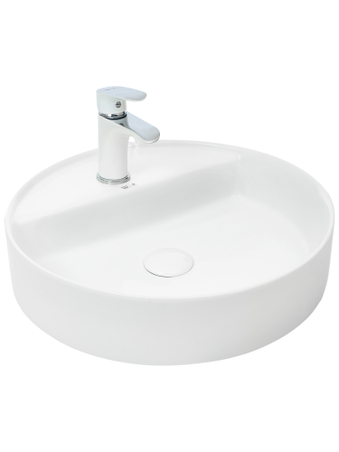 Раковина WeltWasser WW ELBACH 3220 (10000003827) подвесная цвет белый глянцевый Раковина WeltWasser WW ELBACH 3220 (10000003827) подвесная цвет белый глянцевый