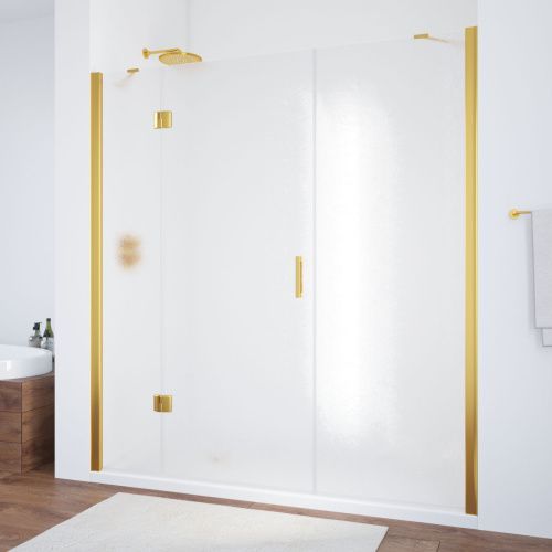 Душевая дверь Vegas-Glass AFP-F TUR+NOVO AFP-F TUR NOVO h1890 140 09 02 L 140х190 стекло рифленое профиль золото