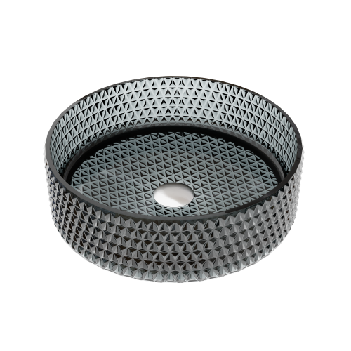 Раковина Ceramica Nova CRISTAL 36 см CN6060 накладная цвет черный