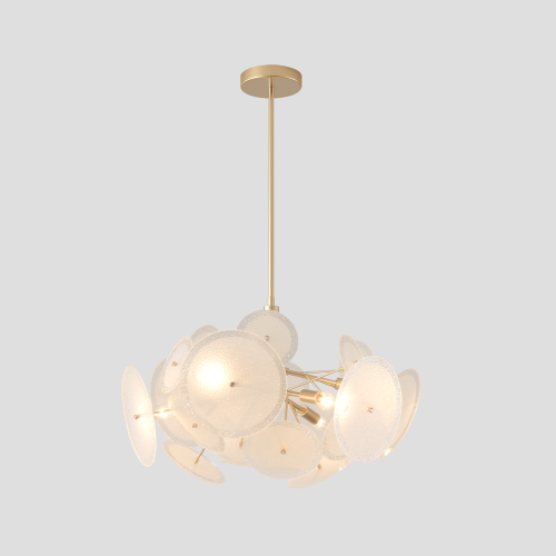 Люстра на штанге Crystal Lux Dandelion (Данделион) DANDELION SP6 GOLD
