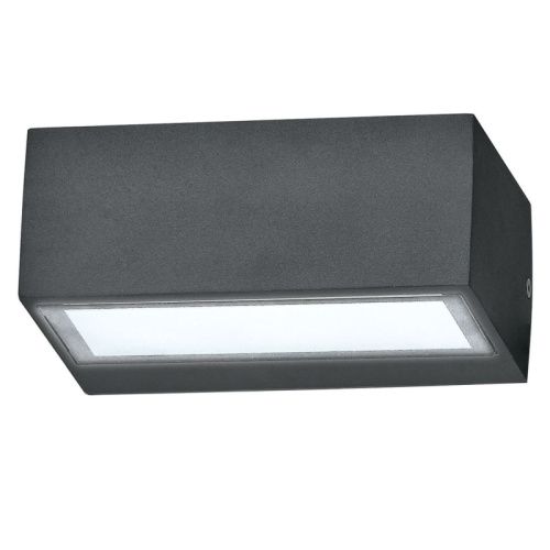 Уличный настенный светильник Ideal lux Twin (Твин) Twin AP1 Antracite