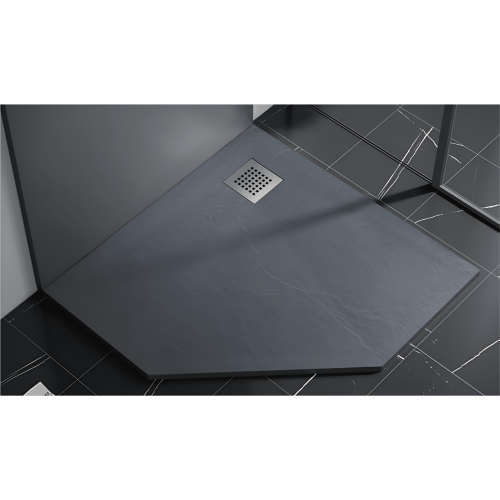 Душевой поддон RGW Stone Tray 14155099-02-11 90x90  искусственный камень серый