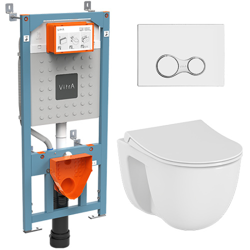 Комплект унитаз с инсталляцией Vitra S40 9860B003-7200