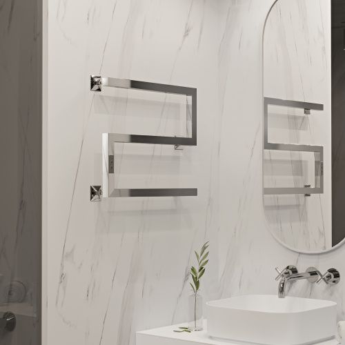 Полотенцесушитель Indigo Sparta DGS40-50Rt 50х43 электрический хром