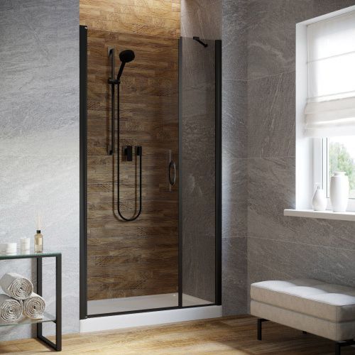 Душевая дверь Vegas-Glass EP-F-2 LUX EP-F-2 LUX 100 02М 07 L 100х200 стекло тонированное профиль черный