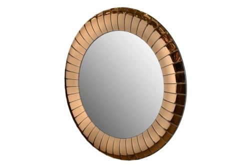 Зеркало Art Home Decor King (Кинг) GJ 541-1 Amber 100х100 подвесное