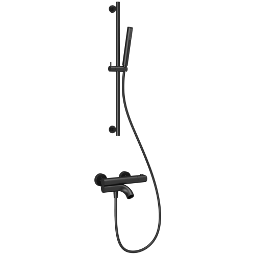 Душевой гарнитур со смесителем Wonzon & Woghand Loop WW-311-00-508 настенный черный