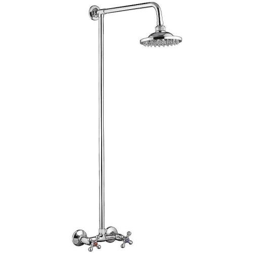 Душевая стойка D-Lin D10A08-1 настенная цвет хром