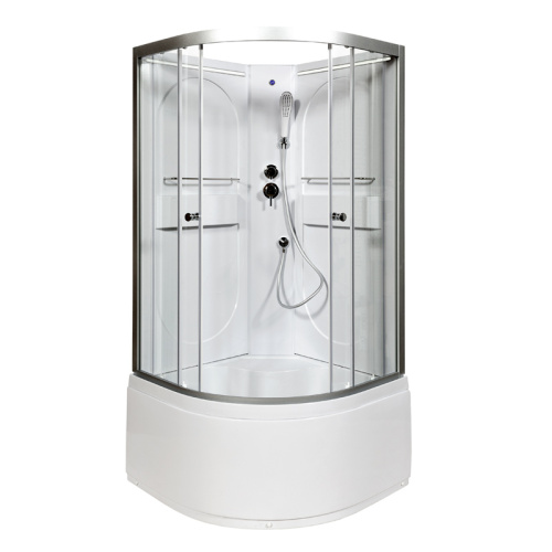 Душевая кабина AvaCan L610NLED 100х100 четверть круга