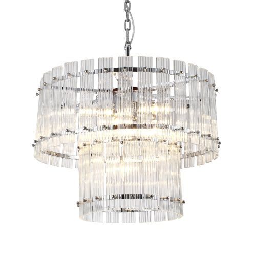 Люстра подвесная Delight Collection Ruby (Рубы) KG1112P-7 chrome/clear
