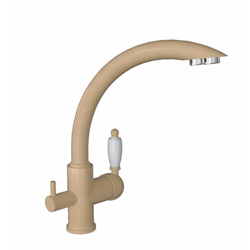 Смеситель для кухни Florentina Шале 333.25H.2113.104 на раковину бежевый