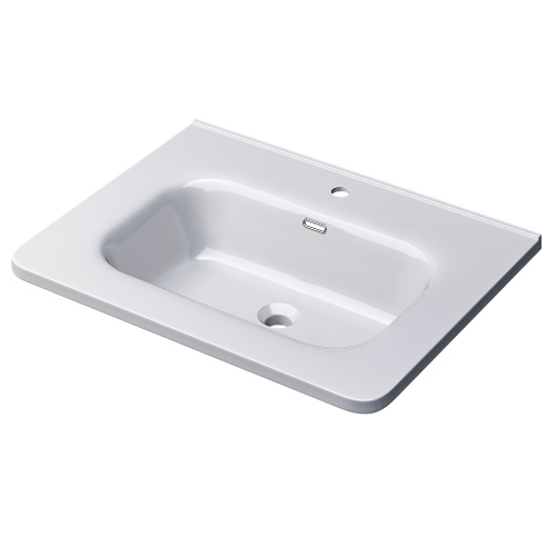 Раковина Uperwood Monica 61 см RMonica60wg полувстраиваемая цвет белый
