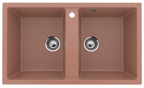 Кухонная мойка Ulgran Classic U-708-307 86х51 цвет терракот
