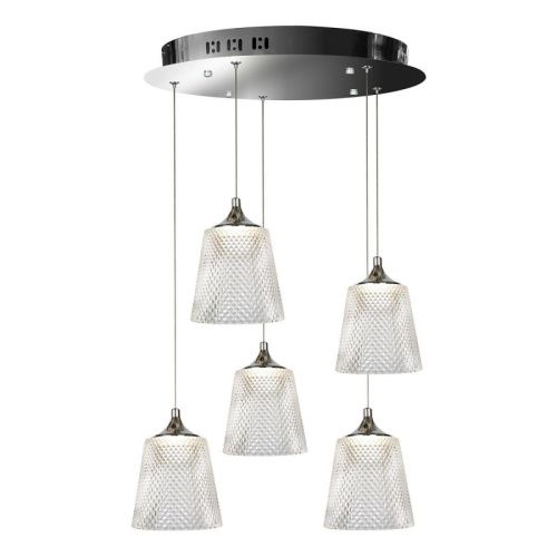 Люстра подвесная iLedex Flora (Флора) WD8007-5 CR