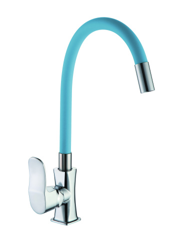 Смеситель для кухни D-Lin D155318-6 на мойку синий