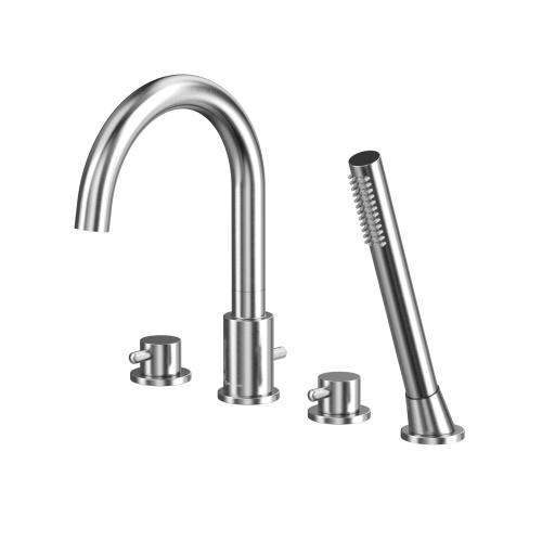 Смеситель для ванны Whitecross Y brushed nickel Y1232NIB на борт ванны никель брашированный