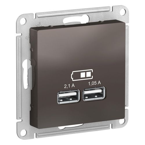 Розетка USB 2 порта Systeme Electric AtlasDesign (АтласДесигн) ATN000633