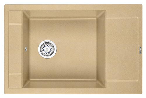 Кухонная мойка Granula 7806, ПЕСОК 78х50 цвет бежевый поверхность матовая