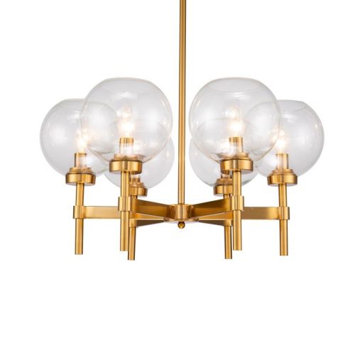 Люстра на штанге Delight Collection Jade (ДЖаде) BG240P-6 brass
