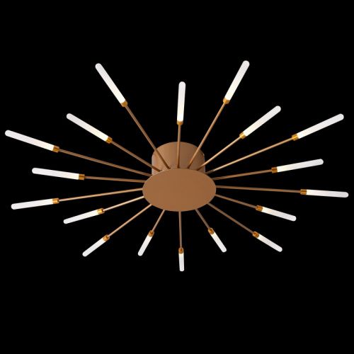Люстра потолочная Natali Kovaltseva Loft (Лофт) LED LAMPS 81353 BRASS