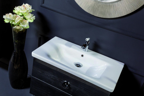 Раковина керамическая Armadi Art NeoArt 854-080 80х44 встраиваемая цвет белый 1 отверстие под смеситель