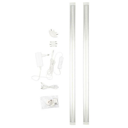Светильник мебельный Uniel ULM-F45 ULM-F45-2x6W/4500K IP20 SILVER
