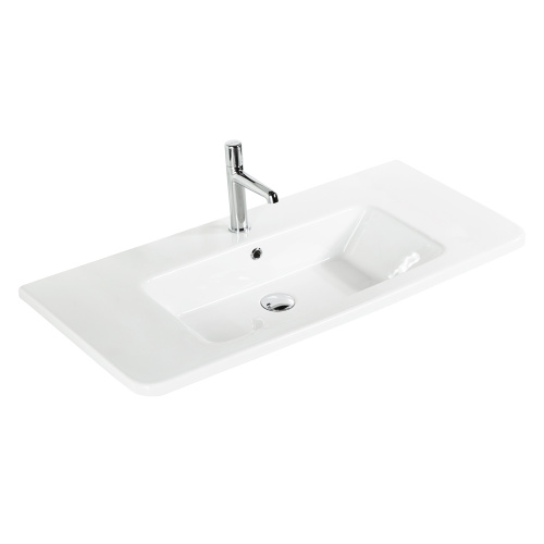Раковина керамическая BelBagno Urban 12105-KL 105х46 накладная цвет белый