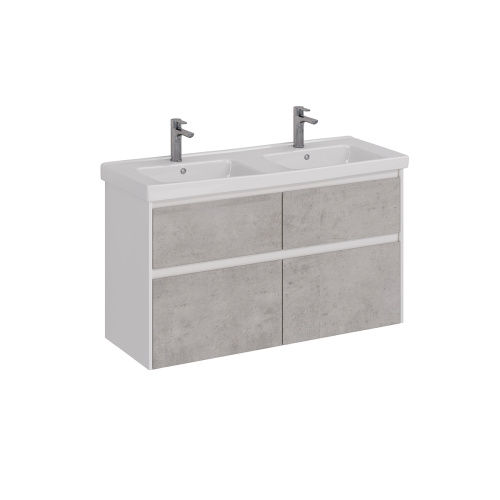 Тумба под раковину LeMark Combi LM03C125T-Beton 120х44,5х68,2 подвесная/напольная
