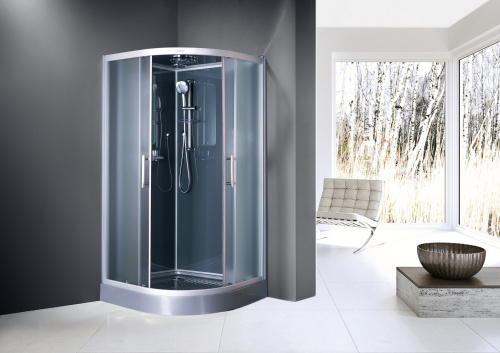 Душевая кабина Esbano ELEGANCIA ESKG100CR 100х100 четверть круга с крышей
