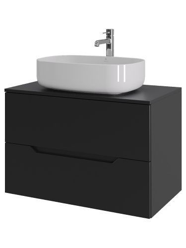 Тумба с раковиной Orange Line Li-80TubMDF+B07-540W 81х46х69