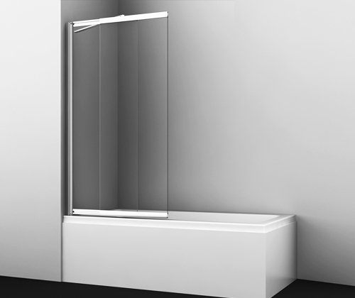 Душевая шторка WasserKRAFT Main 41S 41S02-100 Fixed 100x140 стекло прозрачное 6 мм