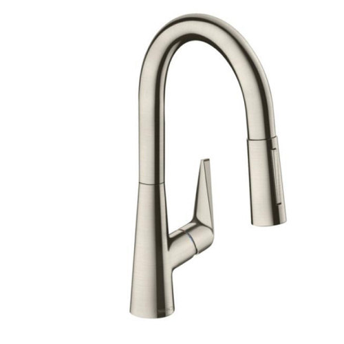 Смеситель для кухни Hansgrohe Kitchen 72815800 на мойку вороненая сталь