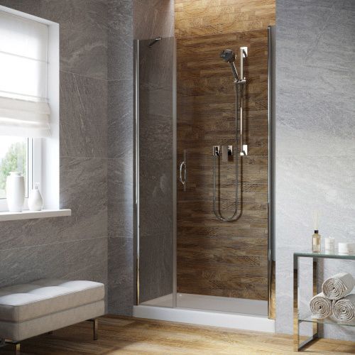 Душевая дверь Vegas-Glass EP-F-2 LUX EP-F-2 LUX 100 08 07 R 100х200 стекло тонированное профиль хром