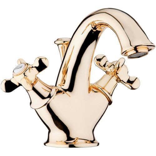 Смеситель Webert Ottocento OT700102010 на раковину золото