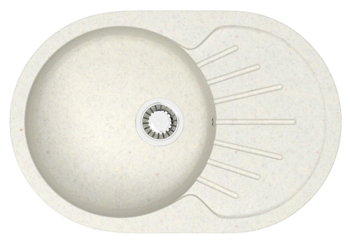 Мойка кухонная Azario FLORA CS00079914 73х45 цвет светло-серый