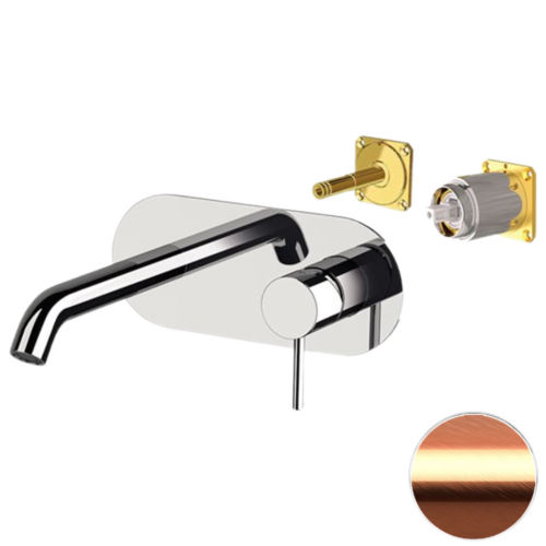 Смеситель для раковины Remer X Style X15KBRP встраиваемый в стену медь