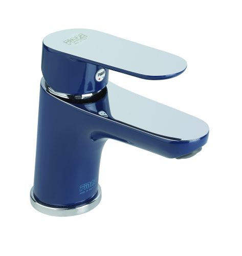 Смеситель Fiore 81TX8120 на раковину хром/синий