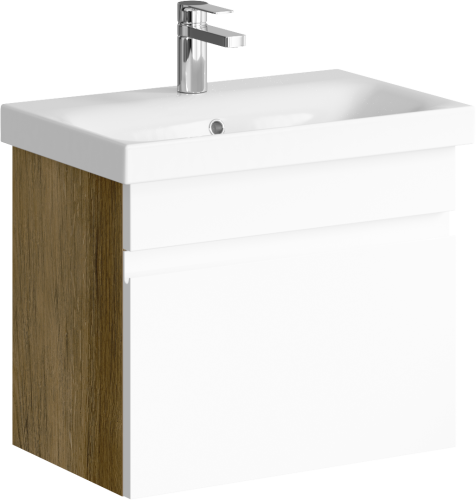 Тумба под раковину Aqwella Smart SRT0106DB 56x35,5x46 подвесная
